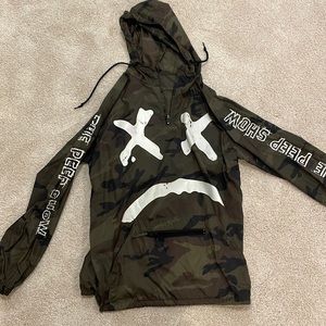 Camo windbreaker from lil peep concert!